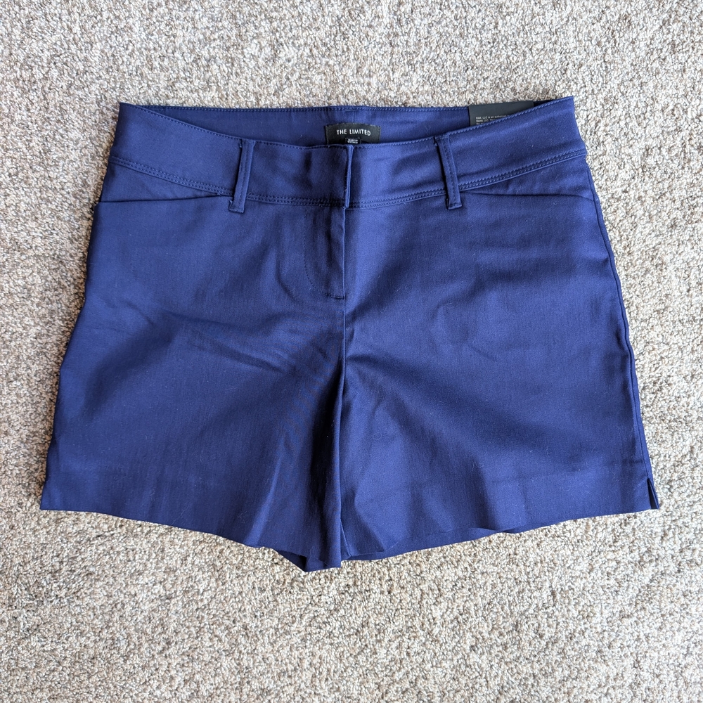 The Limited NWT Deep Blue Tailored Shorts